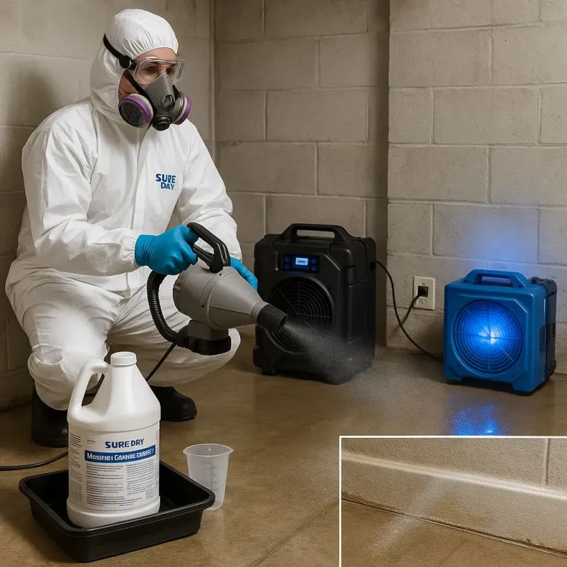 Sanitization and Odor Removal process in Ashburn, VA